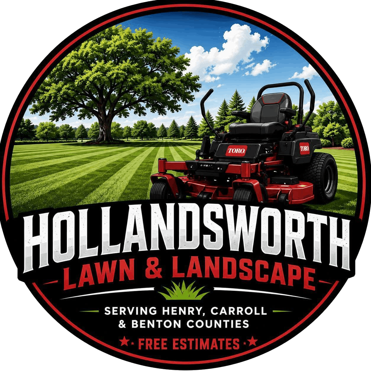 Hollandsworth Lawn and Landscape logo